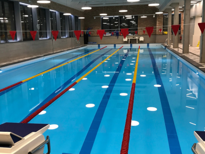 Kuldīgas peldbasins ar peldceliņiem